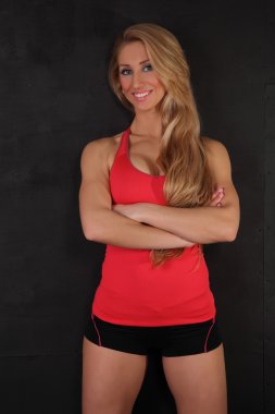 Güzel atletik kadın