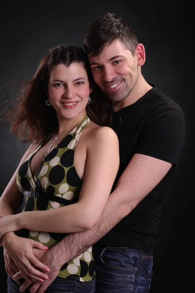 Man en vrouw gelukkig samen — Stockfoto