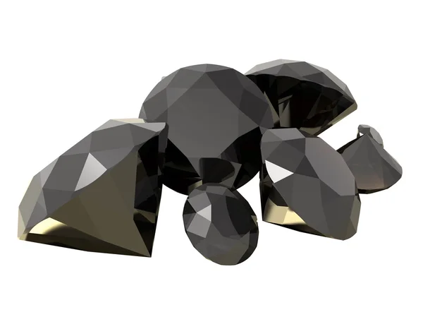 Gemstones 3d render — Stock Photo, Image