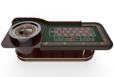 Casino rulet tekerleği 3d render