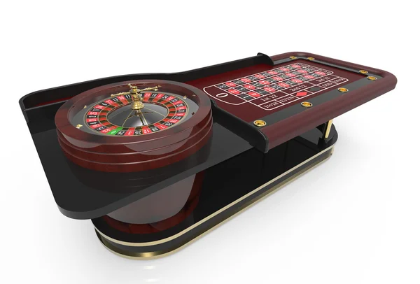 Casino ruleta rueda 3D renderizado — Foto de Stock