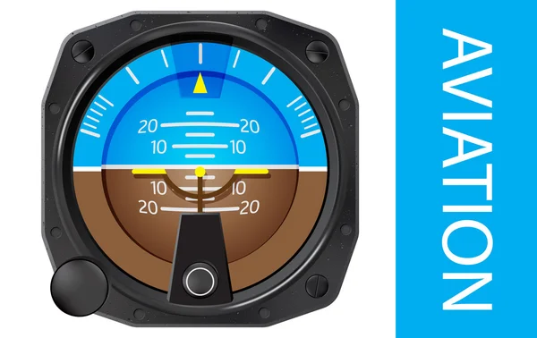 Attitude indicator vector — Stock Vector