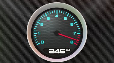 Yarış Otomobili 3 boyutlu animasyon