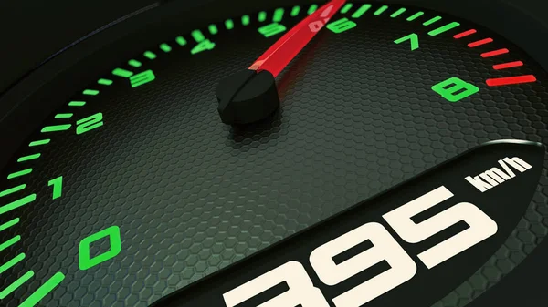 Racing Car Dashboard 3D Animatie — Stockfoto
