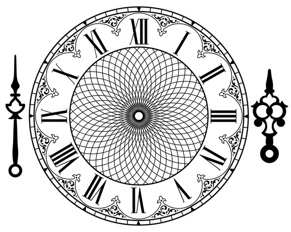 Horloge vintage vectorielle — Image vectorielle