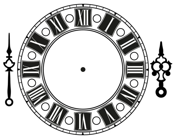 Vector clock — Stock Vector