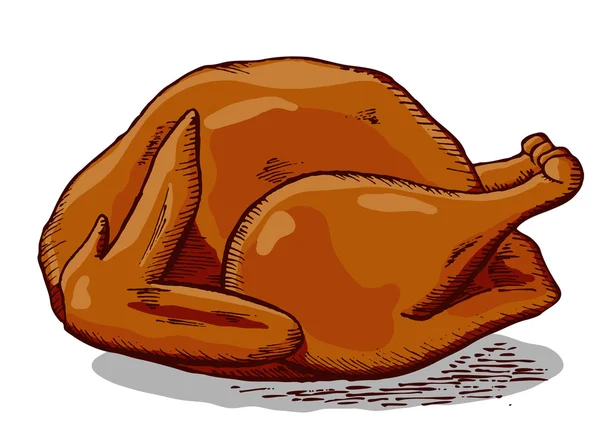 感謝祭の七面鳥 — ストックベクタ