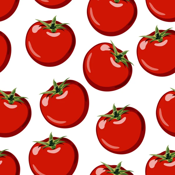 Tomat matang merah - Stok Vektor