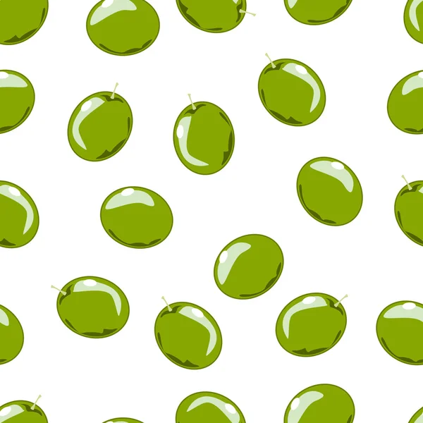 Aceitunas verdes — Vector de stock