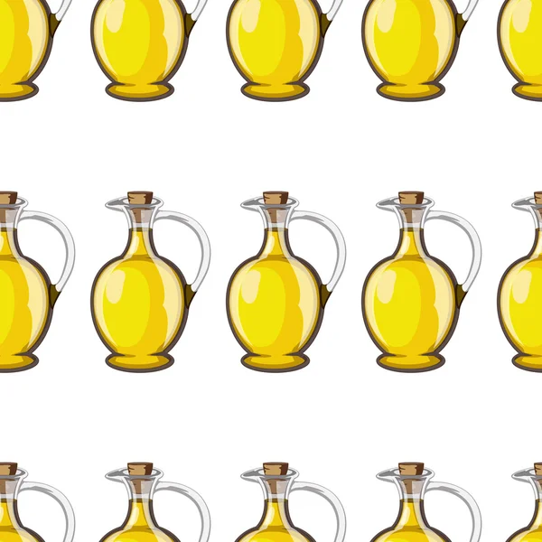 Egy üveg olívaolaj — Stock Vector