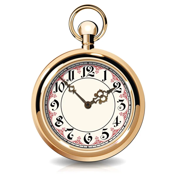 Gouden vintage horloges — Stockvector
