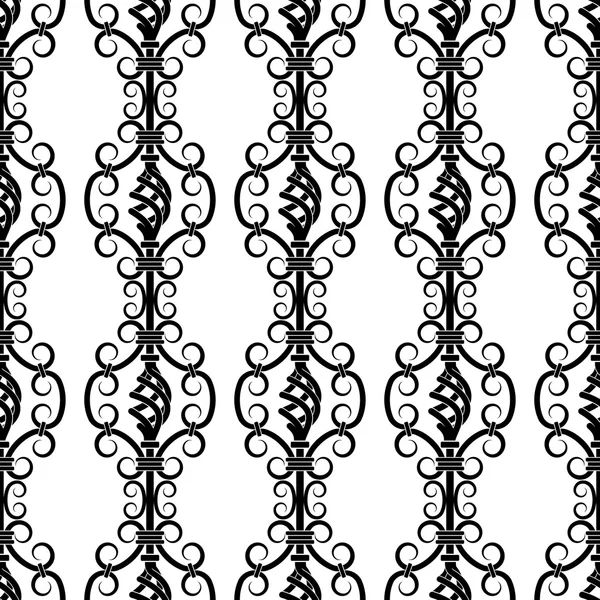 Wrought iron pattern — Stock Vector