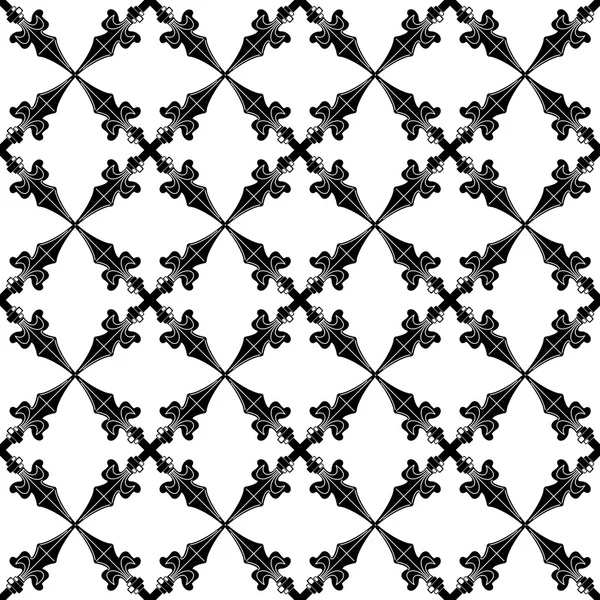 Wrought iron pattern — Stock Vector