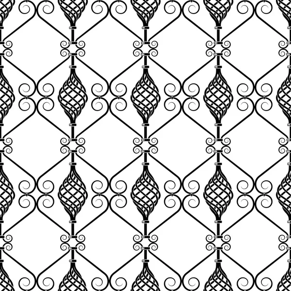 Wrought iron pattern — Stock Vector