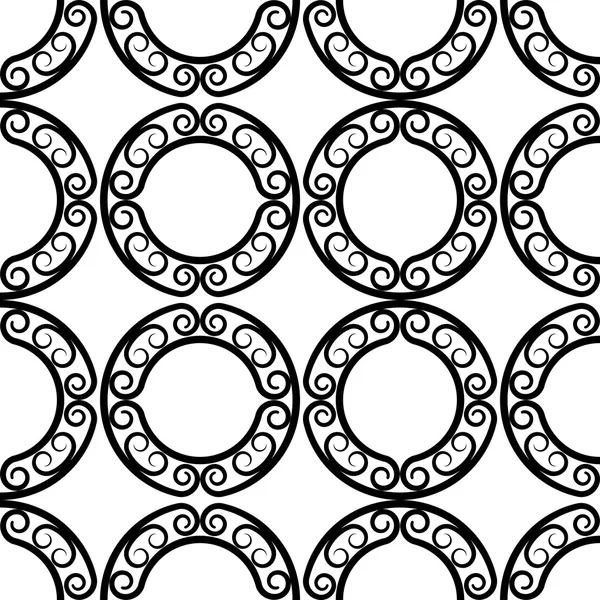 Wrought iron pattern — Stock Vector