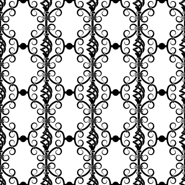 Wrought iron pattern — Stock Vector