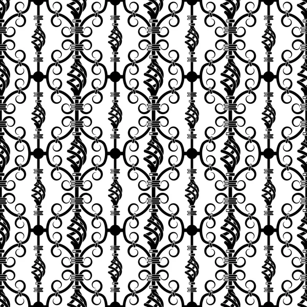 Wrought iron pattern — Stock Vector