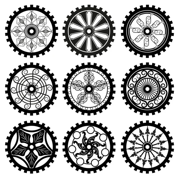 De tandwielen — Stockvector