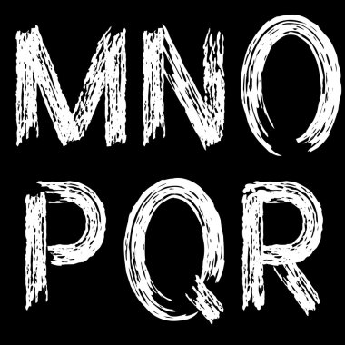 harfler çizilmiş boya