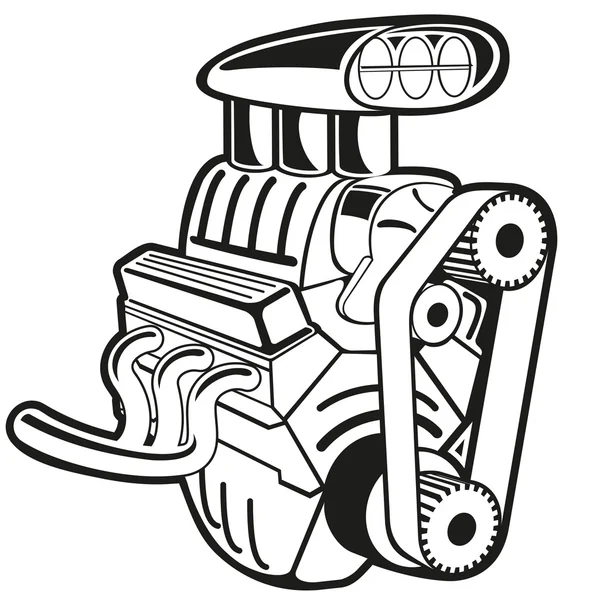 Vektormotor — Stockvektor