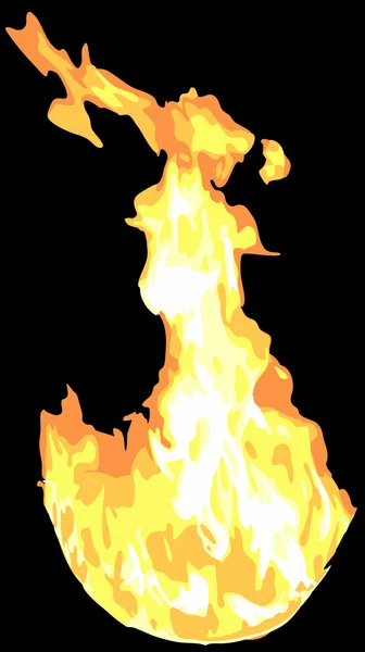 Vecteur de feu — Image vectorielle