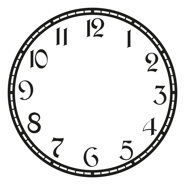 Векторные винтажные часы — стоковый вектор