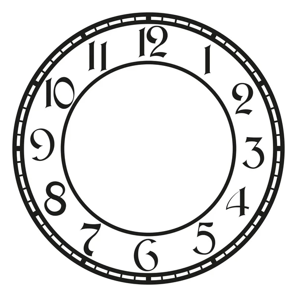 Horloge vintage vectorielle — Image vectorielle