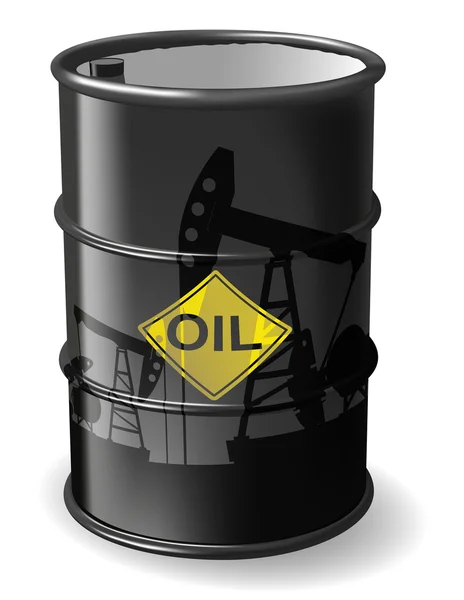 Barrica de petróleo — Archivo Imágenes Vectoriales