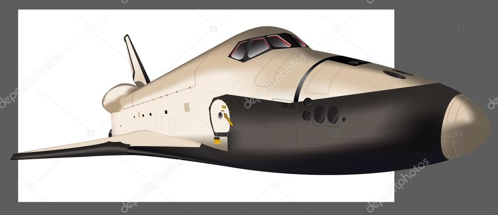 Space shuttle vector