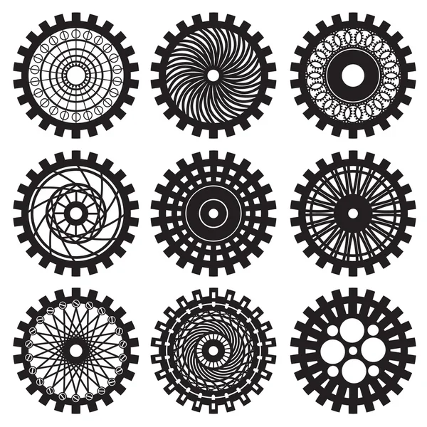 The steampunk gears — Stock Vector