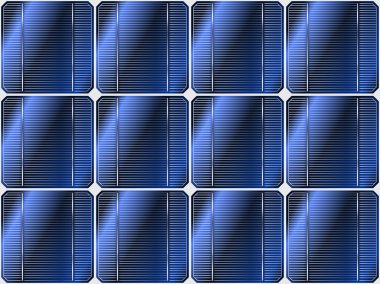 Güneş pili vektör