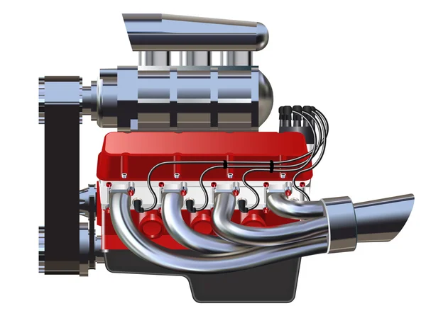 Heißstangenmotor — Stockvektor