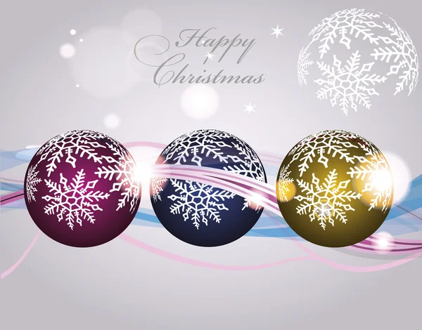 Christmas balls — Stock Vector