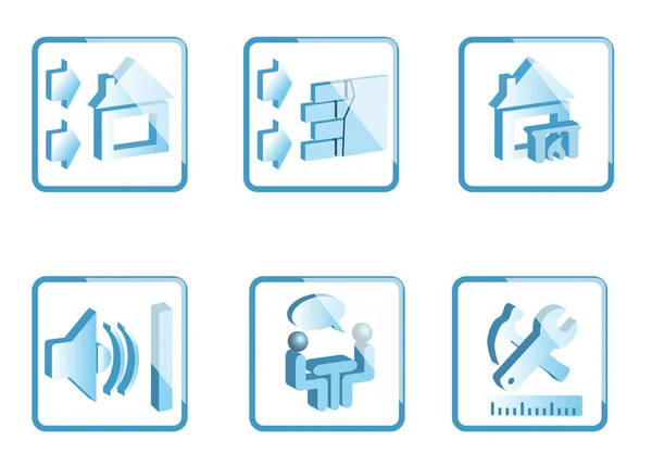 House icons — Stock Vector