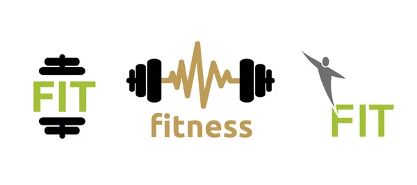 Ícones de fitness — Vetor de Stock