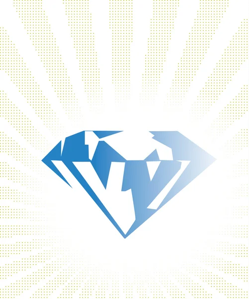 Ilustração em diamante — Vetor de Stock