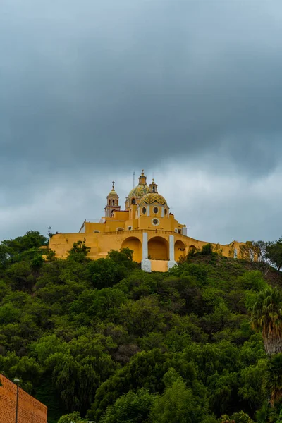 Церковь Пресвятой Богородицы Чолуле Мексика — стоковое фото