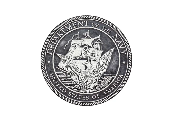 Yhdysvaltain laivaston virallinen sinetti — kuvapankkivalokuva