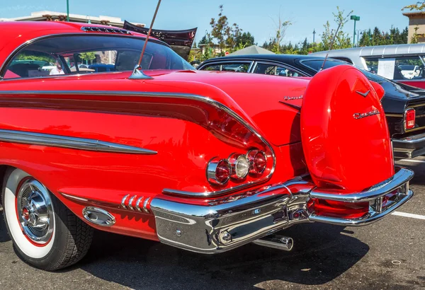 1957 Chevy Impala vista posteriore . — Foto Stock