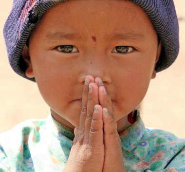 Nepal tebrik Namaste.