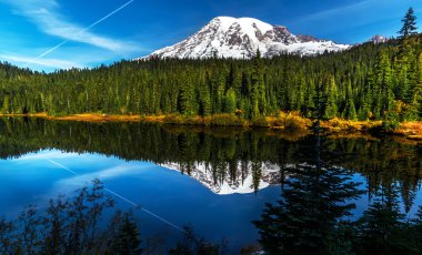 Yansıma Gölü, Mt. Rainier.