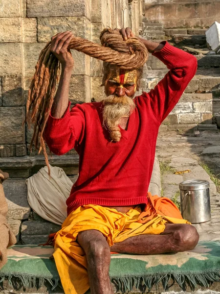 Sadhu indù — Foto Stock