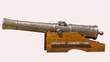 Spanish Cannon 1796 clipart
