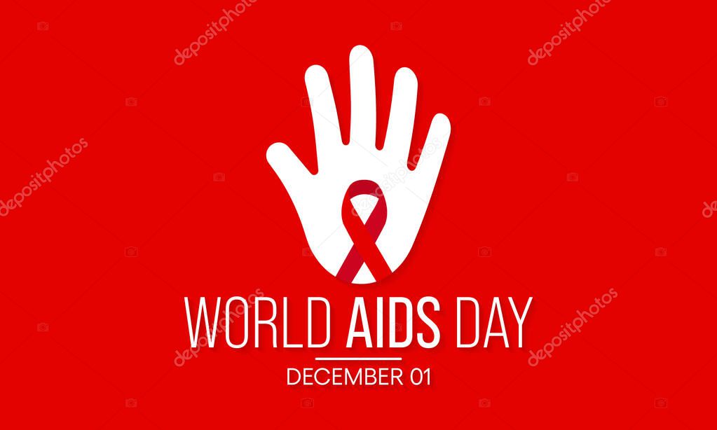 Ilustración vectorial sobre el tema del Día Mundial del SIDA que se ...