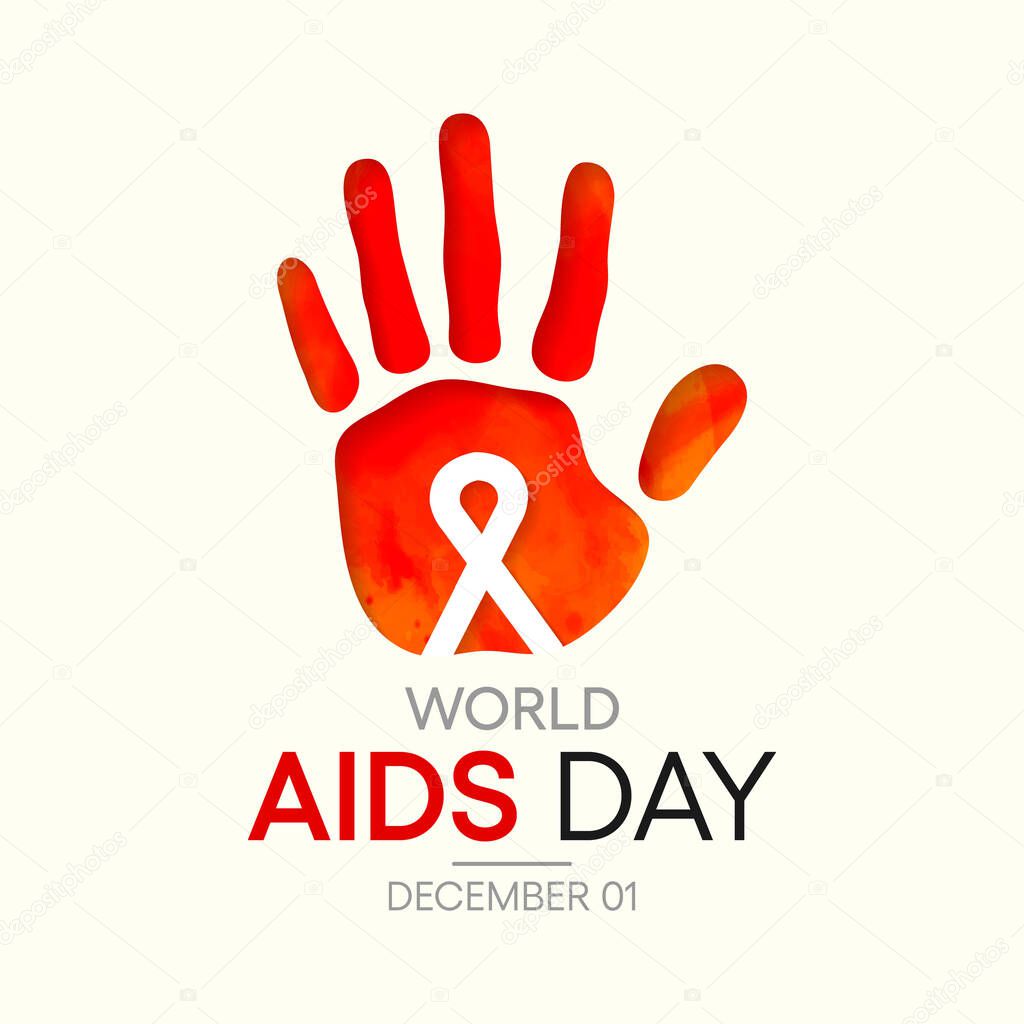 Ilustración vectorial sobre el tema del Día Mundial del SIDA que se ...