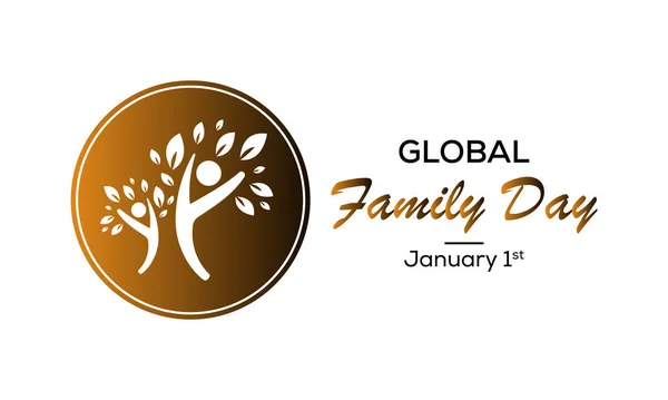 Εικονογράφηση Διανύσματος Θέμα Την Παγκόσμια Ημέρα Οικογένειας Που Παρατηρείται Κάθε — Διανυσματικό Αρχείο