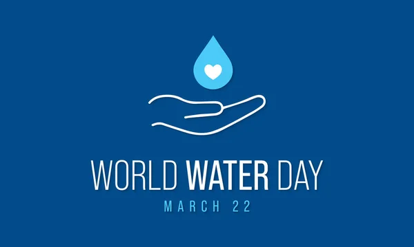 Der Weltwassertag Ist Ein Jährlicher Gedenktag Der Die Bedeutung Des — Stockvektor