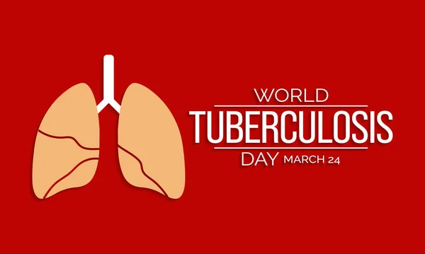 Der Welttuberkulose Tag Der Jedes Jahr März Begangen Wird Soll — Stockvektor