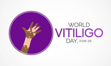 Dünya Vitiligo Günü her yıl 25 Haziran 'da kutlanır ve soluk beyaz yamaların ciltte geliştiği uzun vadeli bir durumdur. Derideki pigmentler olan melanin eksikliğinden kaynaklanıyor..