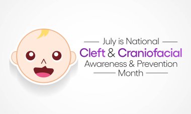 Ulusal Yarık ve Kafatası Farkındalığı ve Önleme Ayı her yıl Temmuz ayında gözlemlenir, bebek dudağı ya da ağzı hamilelik sırasında düzgün şekillenmediğinde meydana gelen doğum kusurları.